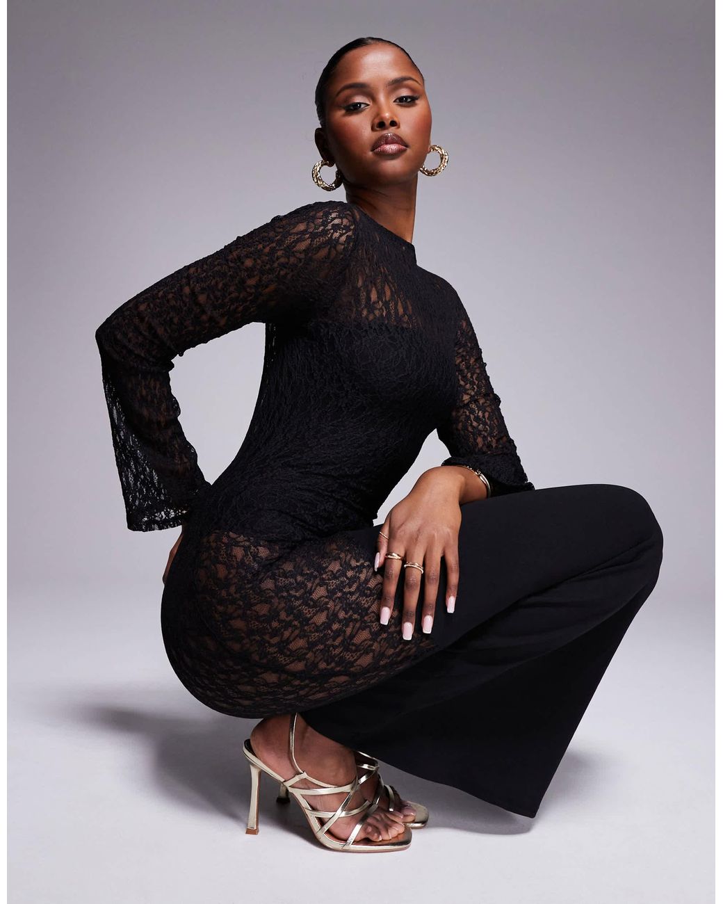 long sleeve lace wedding dresses plus size White Lace Appliques Plus Size Wedding Dresses Long Sleeves Lace Up Back Wedding Gowns