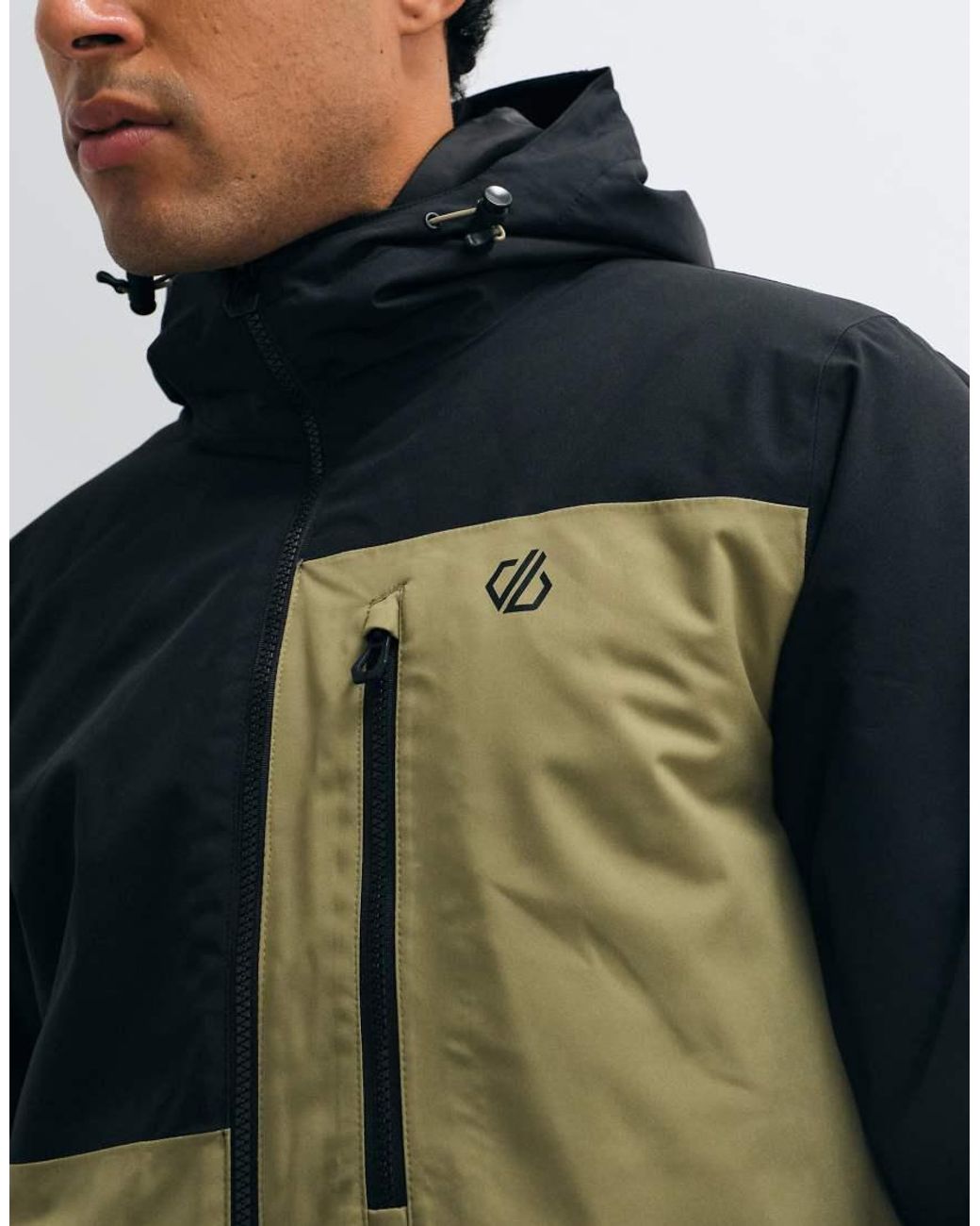 Dare 2b Green Waterproof Halfpipe Iv Insulated Jacket for men