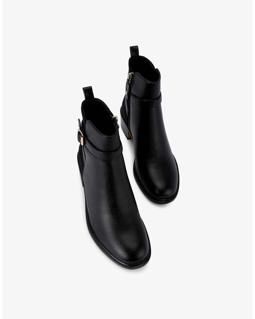 KG by Kurt Geiger Black Helen Low Ankle Boots