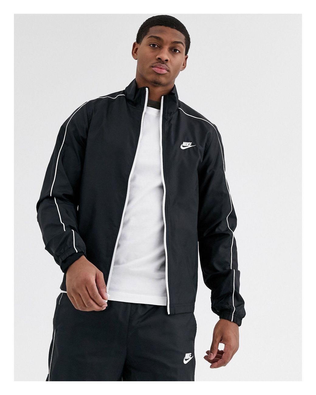 Chándal Poly Nike de Tejido sintético de color Negro para hombre | Lyst