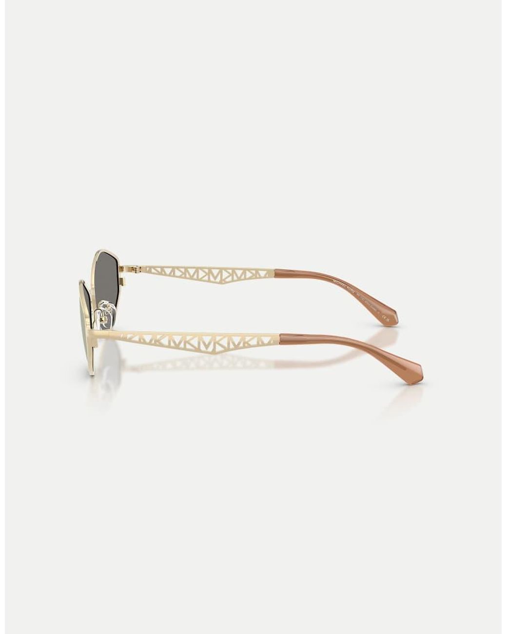 Michael Kors Natural Coast Irregular Sunglasses With Mirrored Lens