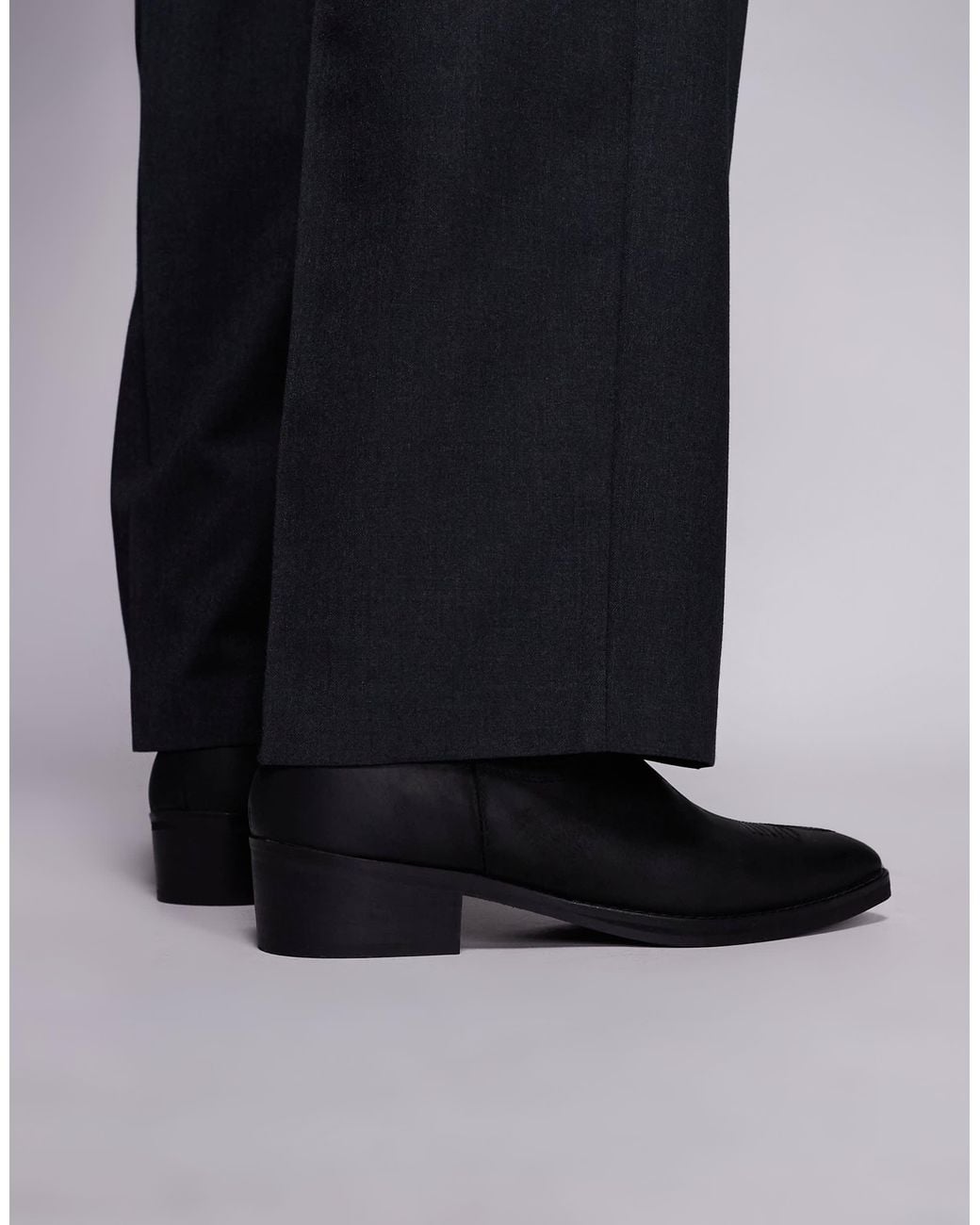ASOS Blue Cuban Boot for men