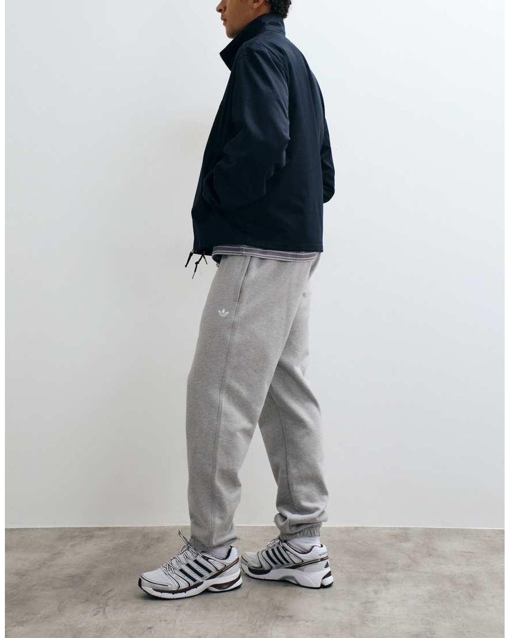 Adidas Originals Blue Essential Cuffed Joggers for men