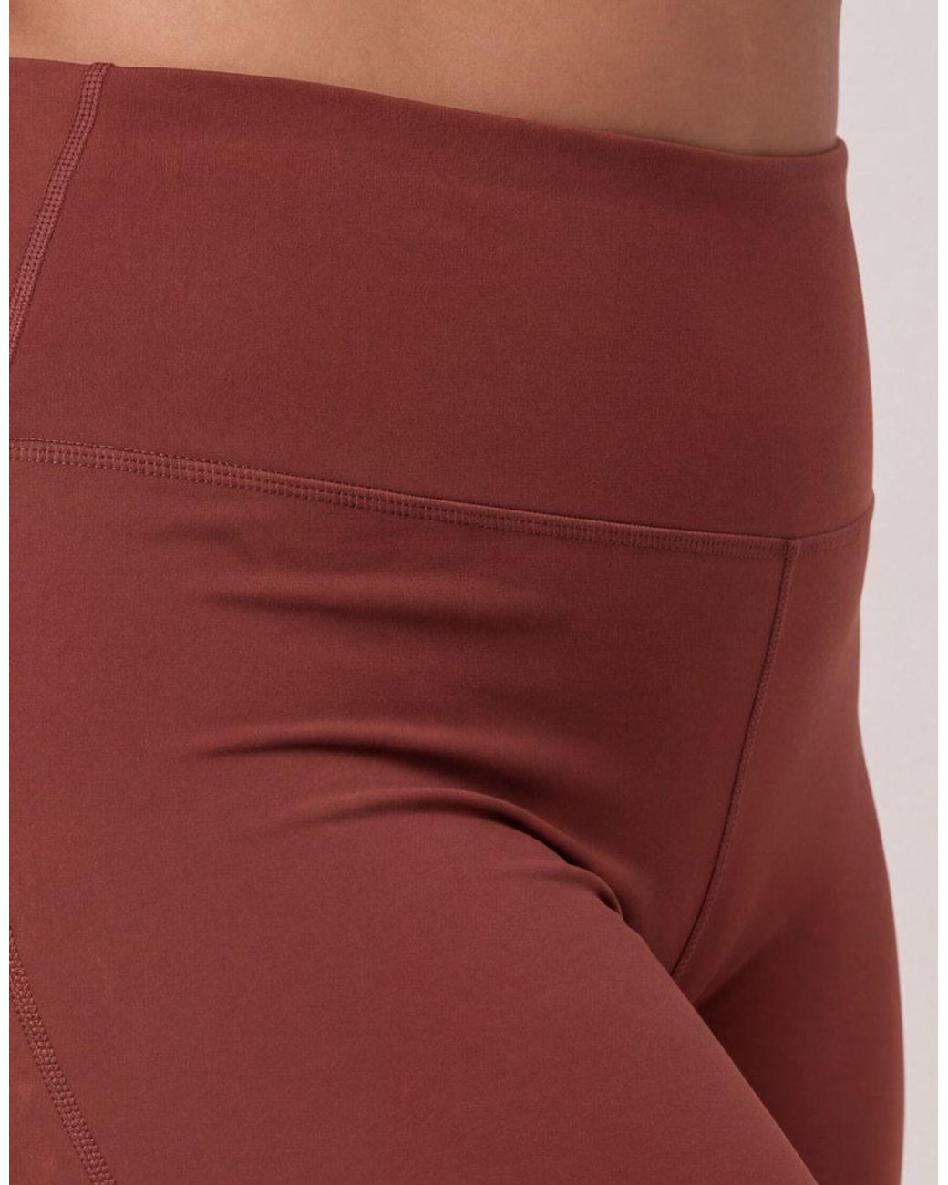 4505 Red Curve Icon High Waist Slim Kick Yoga leggings