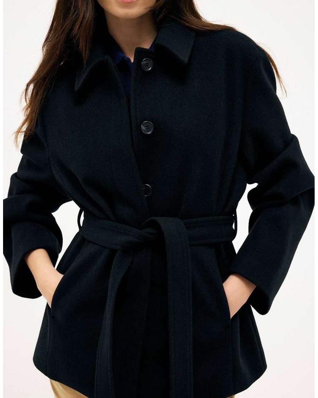 NA-KD Brown Belted Short Coat