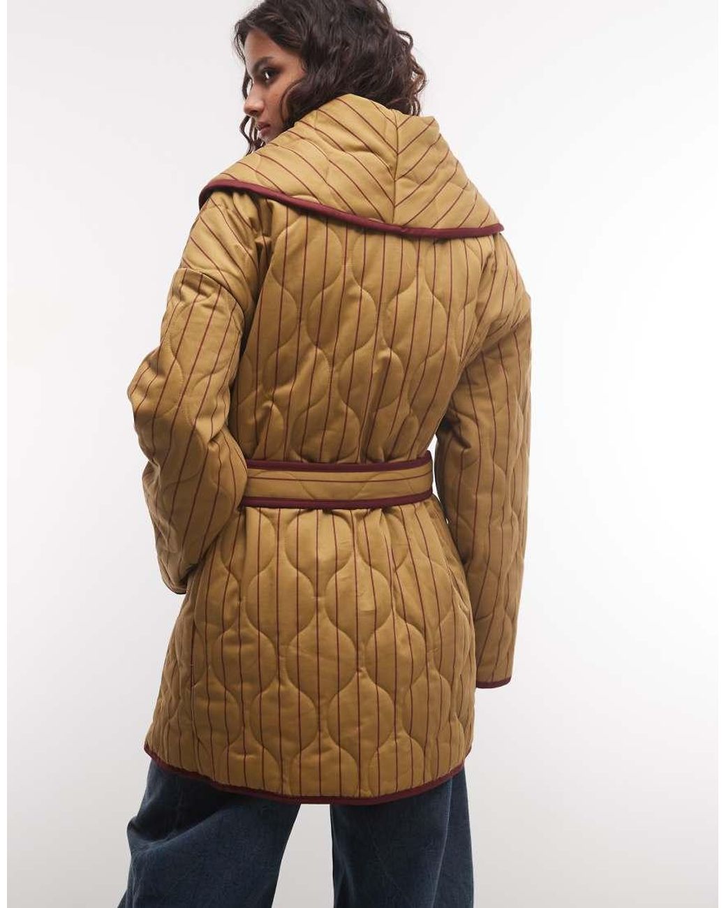 Muse Assembly Multicolor Wrap Quilted Jacket