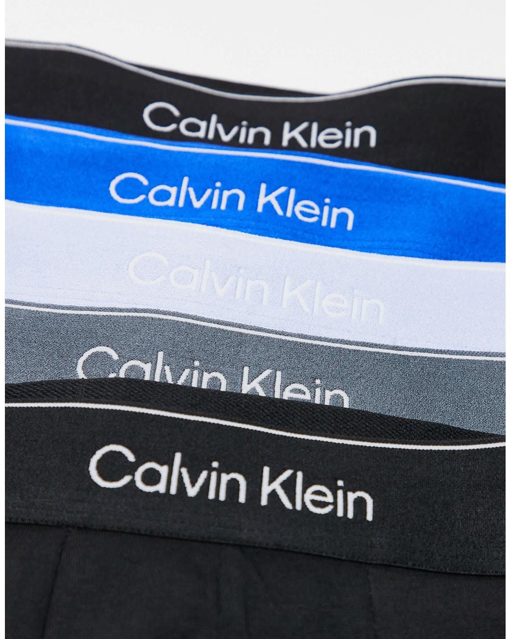 Calvin Klein Black Icon Cotton Stretch 5 Pack Boxer Briefs for men