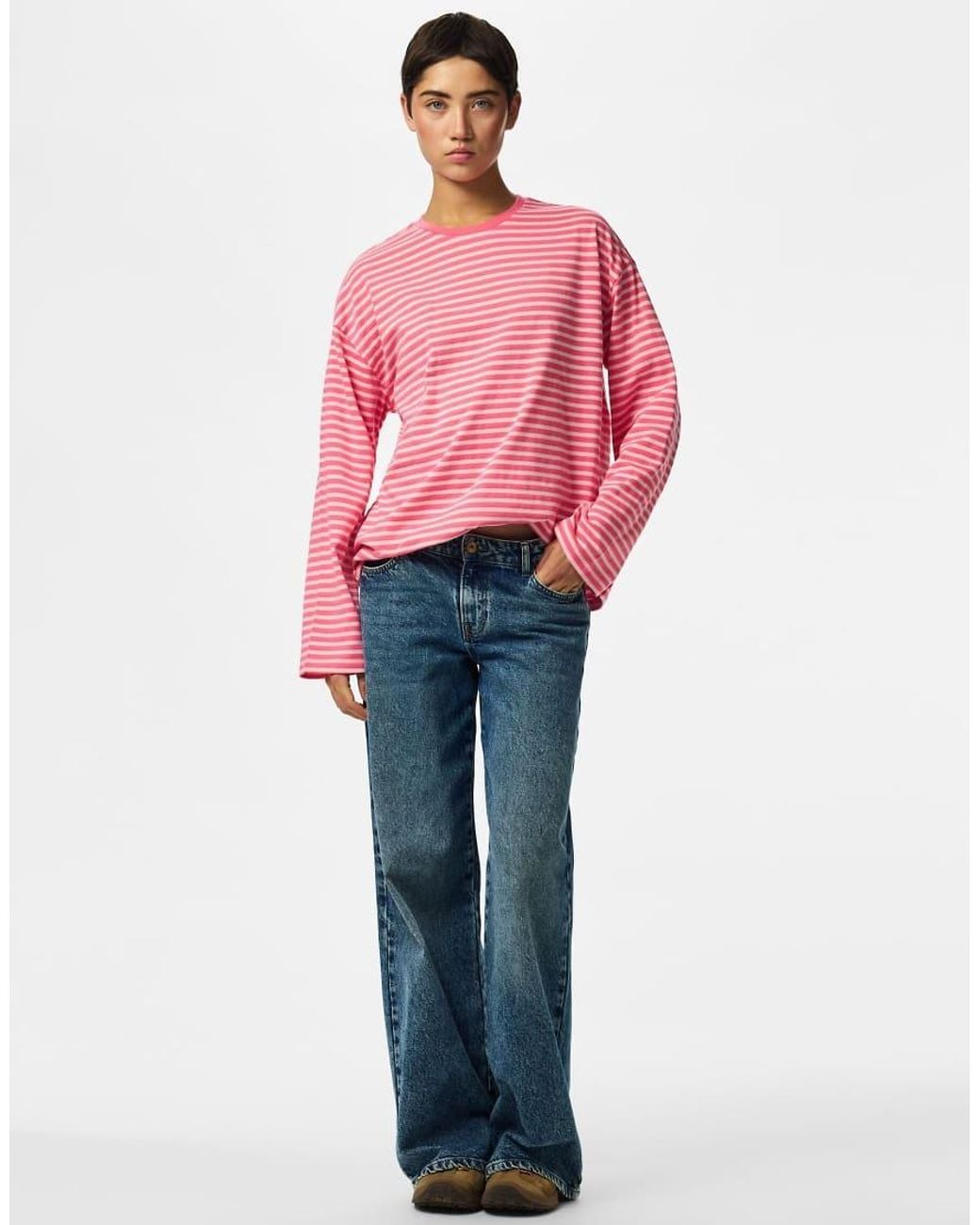 Pieces Red Long Sleeved Top