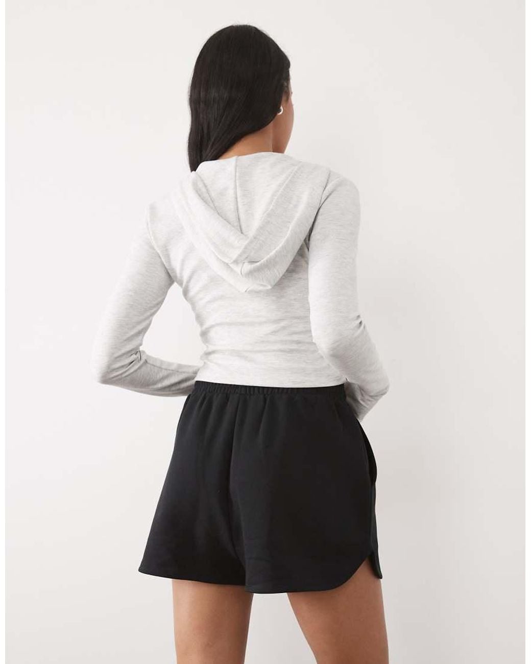 ASOS White Sweat Runner Short