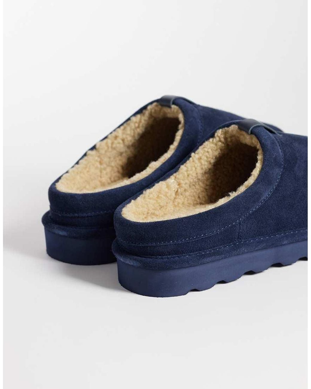 Polo Ralph Lauren Blue Reade Suede Clog Slipper for men