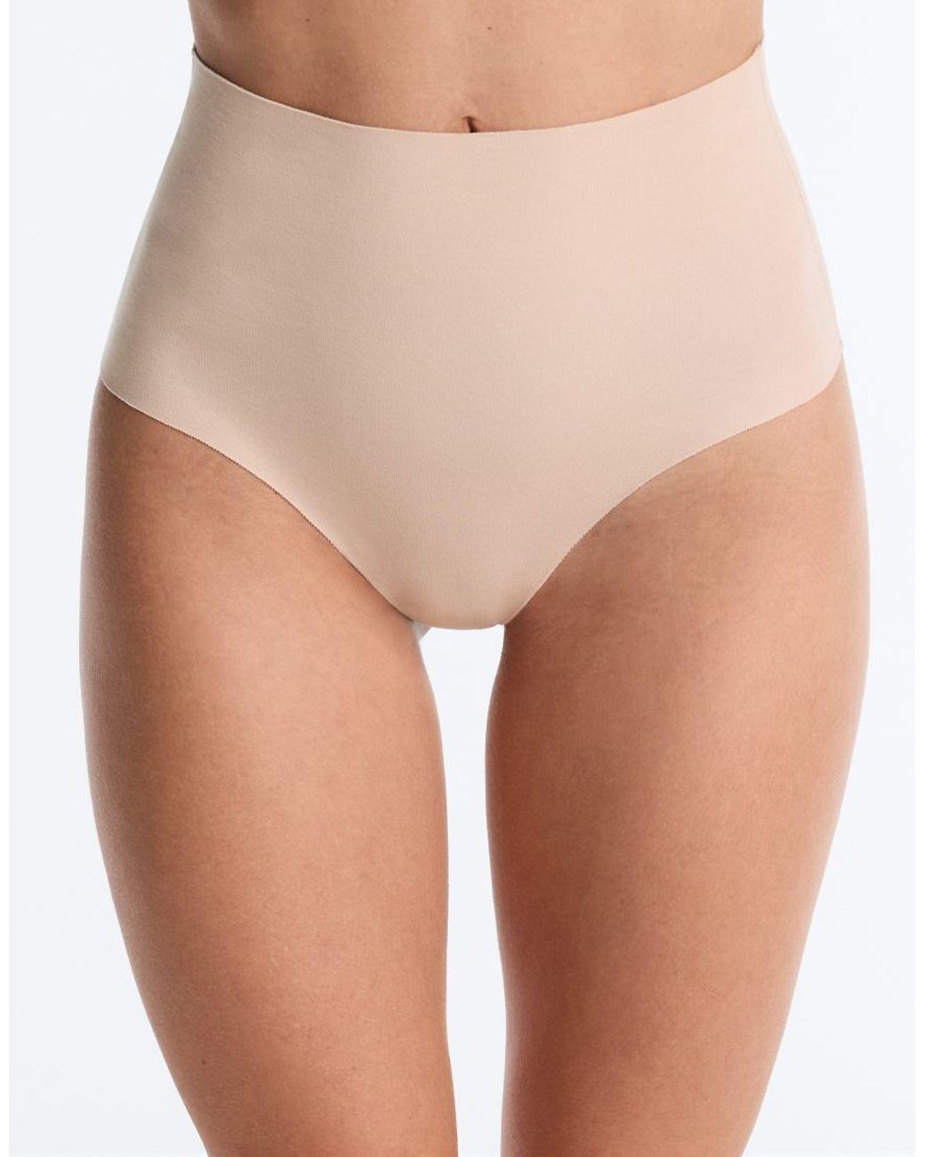 Oysho White 2 Cotton Blend Mid Rise Classic Invisible Briefs