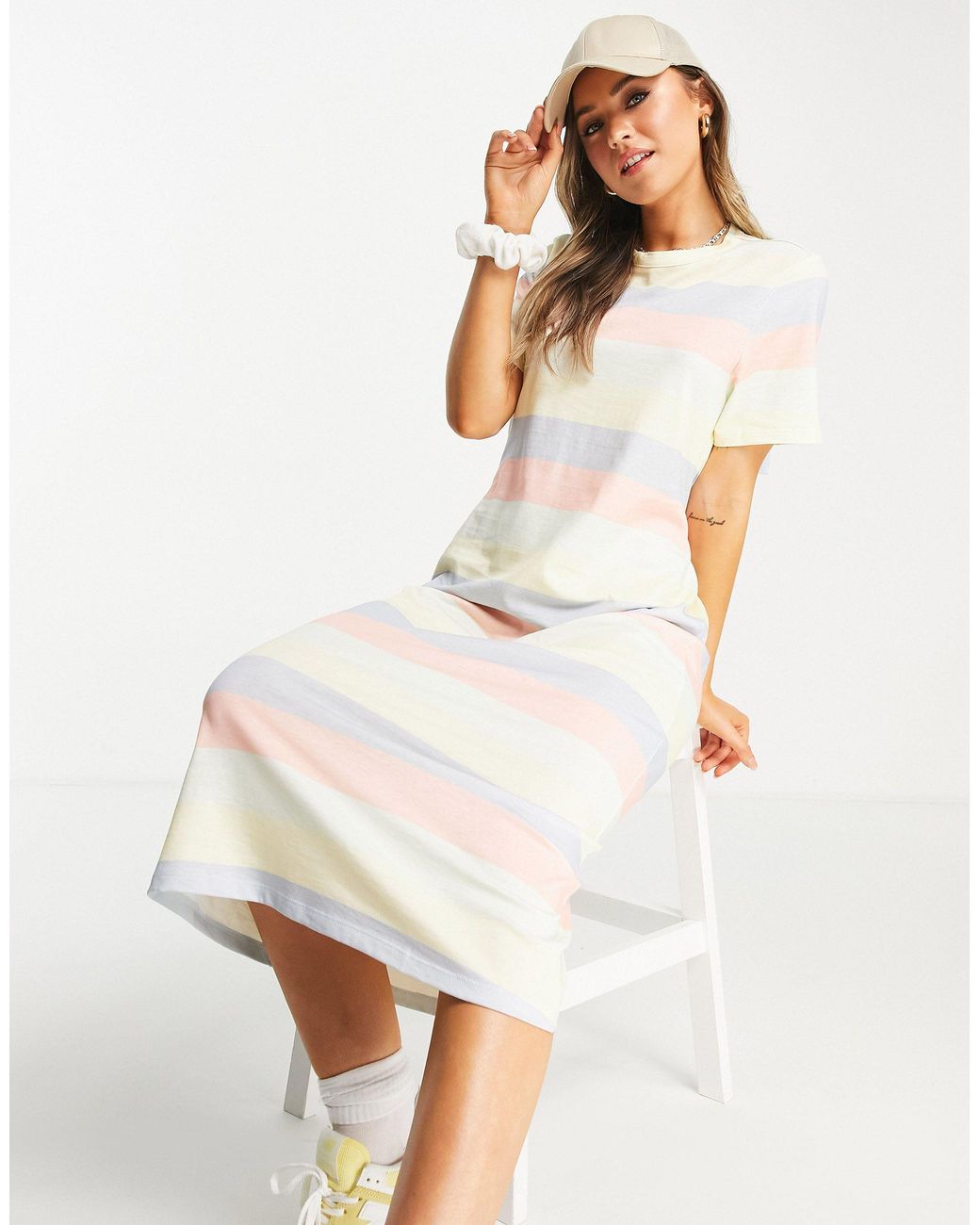 Baseball striped dress  Latest fashion clothes, Shirt dress outfit, T shirt  dress asos