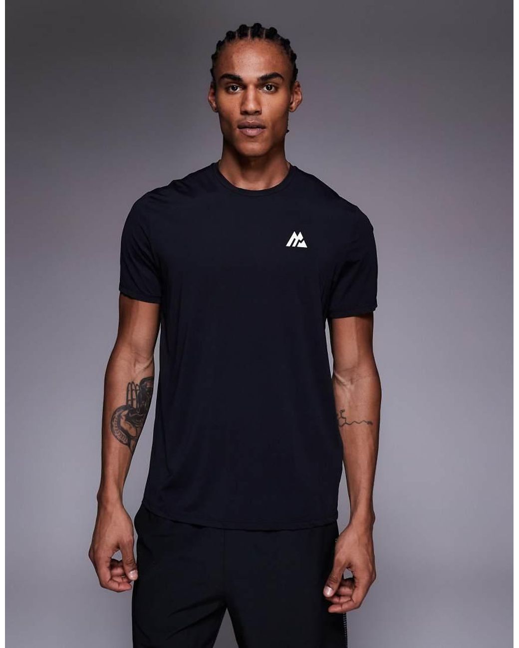 MONTIREX Blue Shatter Back Print T-Shirt for men