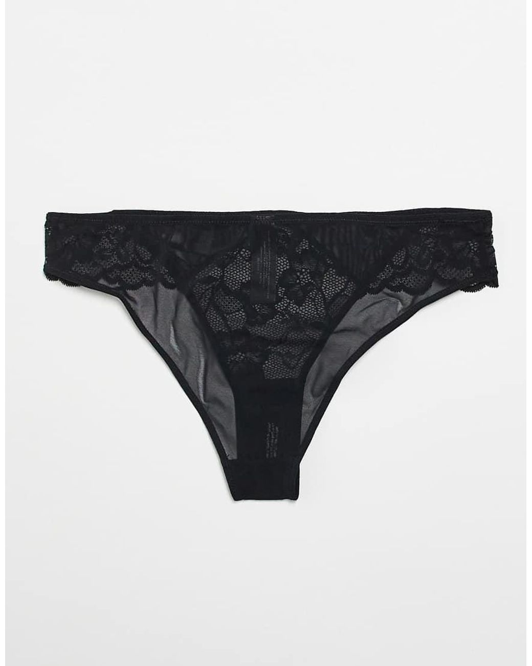 Ann Summers Gray Sexy Lace 3 Pack Brazilians