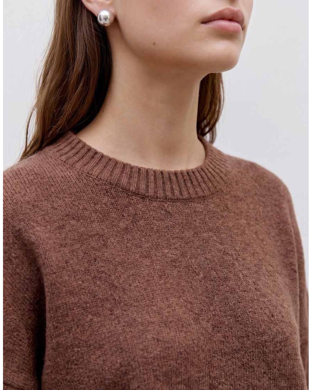 Vero Moda Brown Soft O-neck Jumper