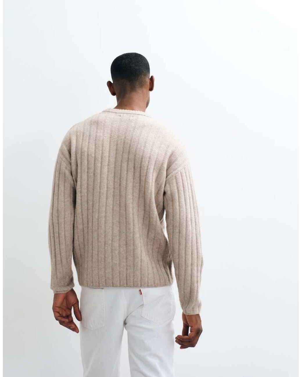 Jack & Jones Multicolor Chunky Rib Knit Jumper for men