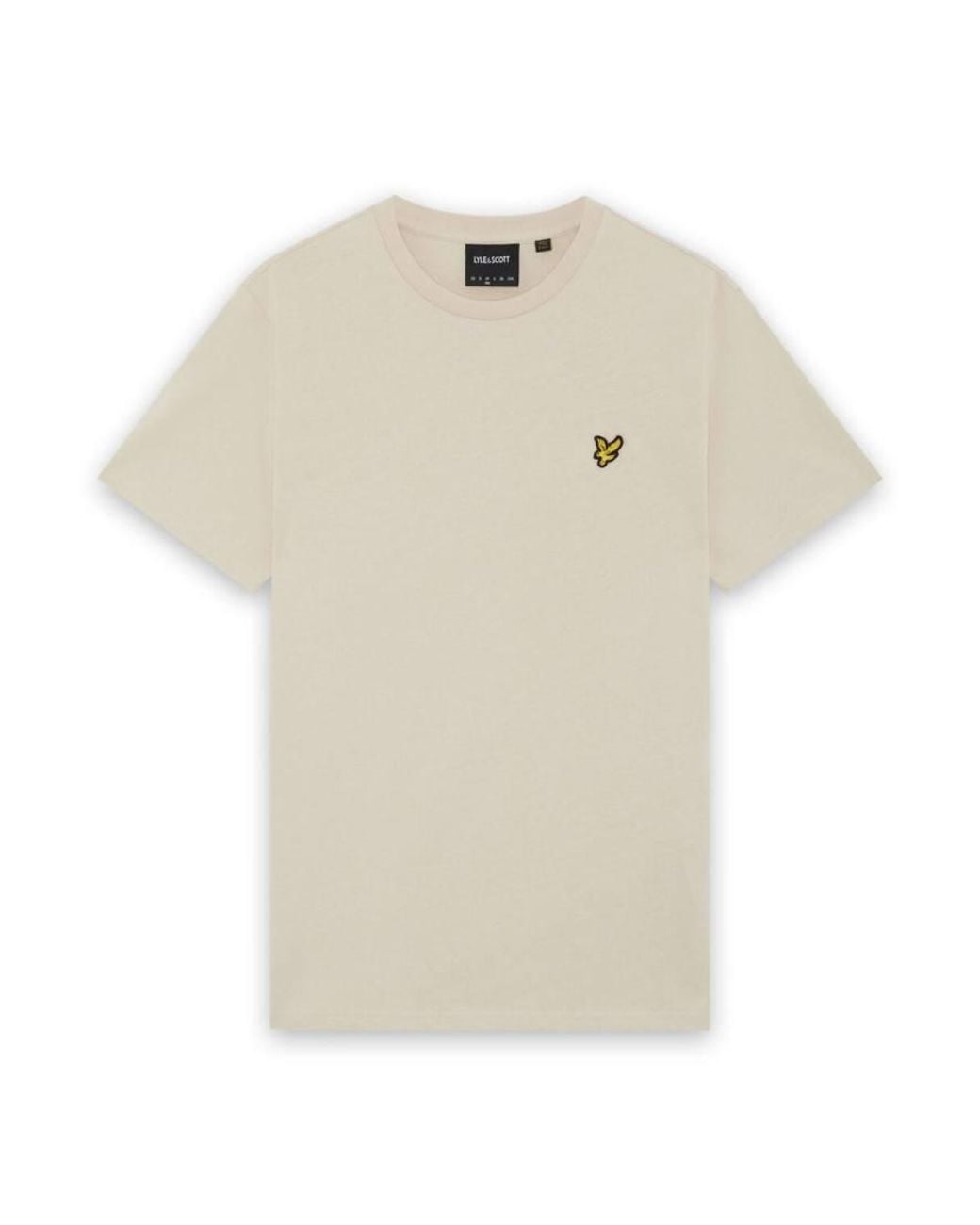 Lyle & Scott White Ss T-Shirts Plain T-Shirt for men