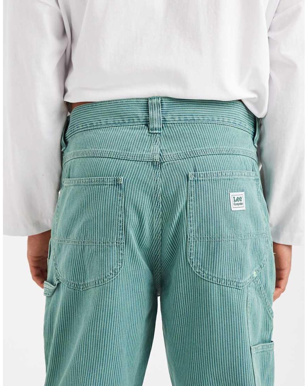 Lee Jeans Green X Crayola Loose Straight Carpenter Trouser Co-Ord for men