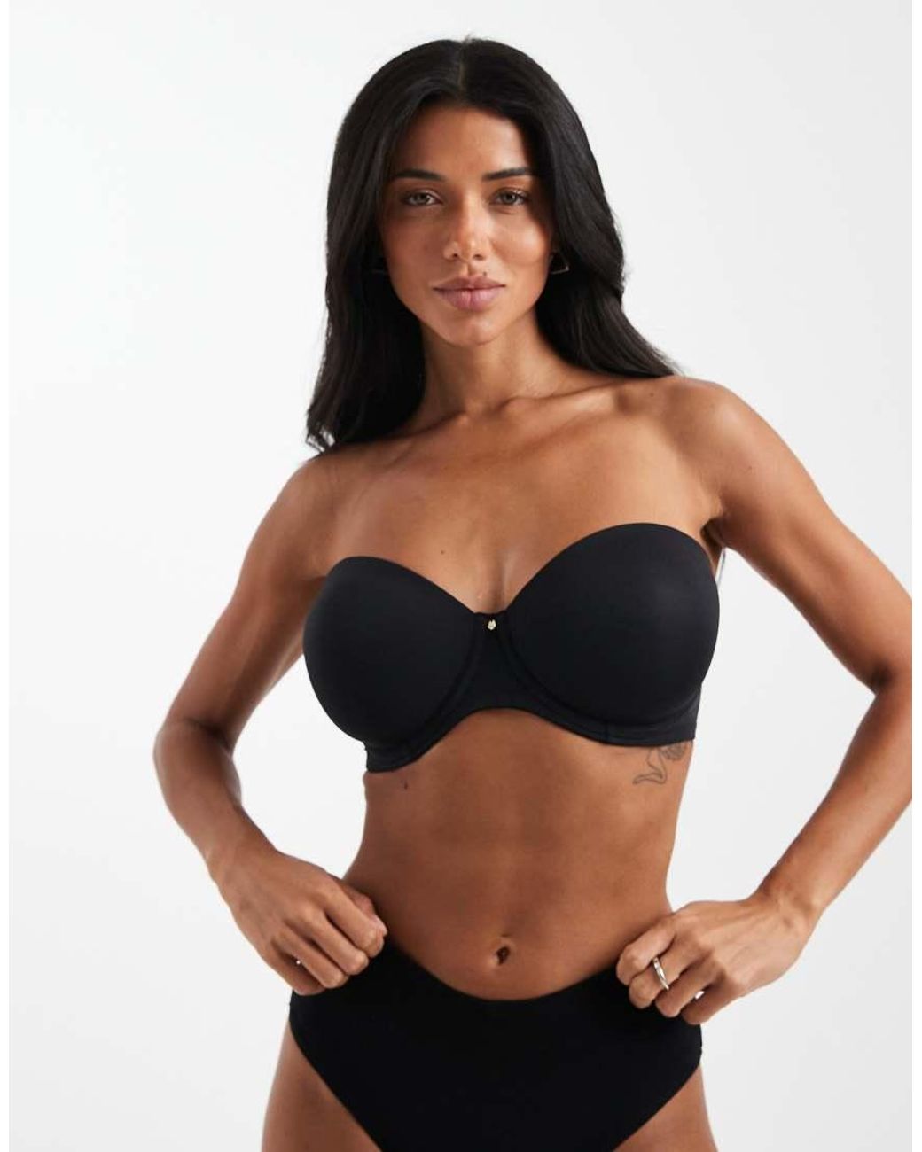 ASOS Black Fuller Bust Molded Multiway Underwire Bra
