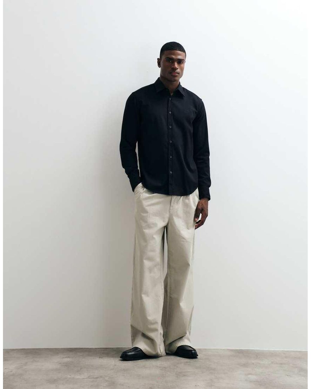 Boss Black Regular Fit Pique Shirt for men