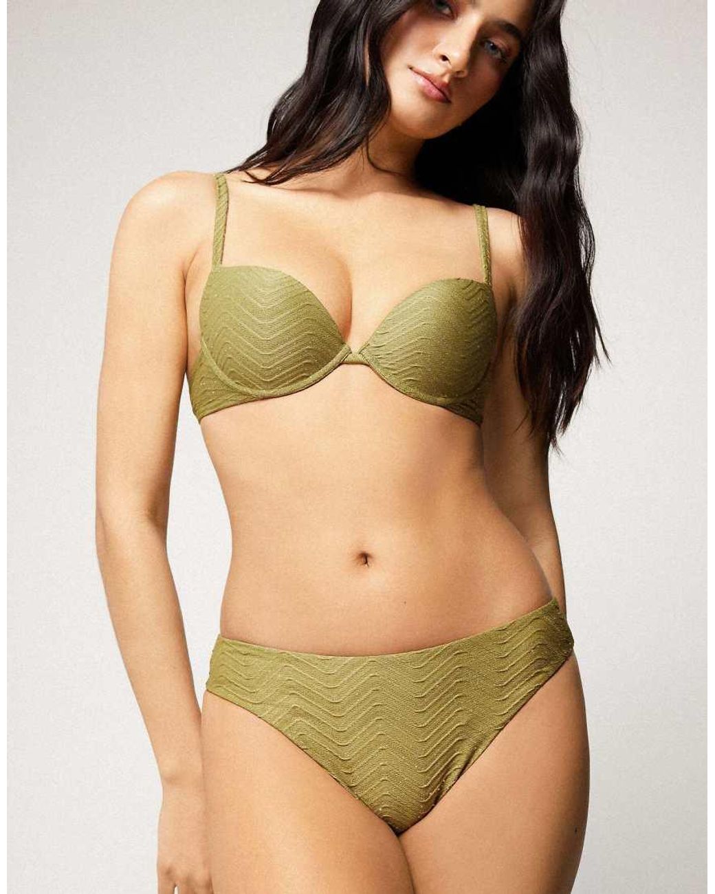 Tezenis Green Sparkling Bikini Top