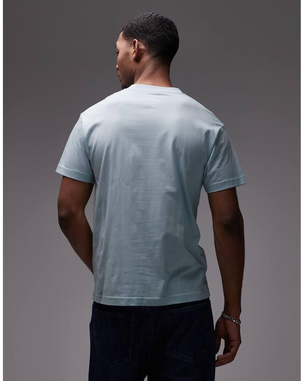 Vans Gray Left Chest Logo T-shirt for men