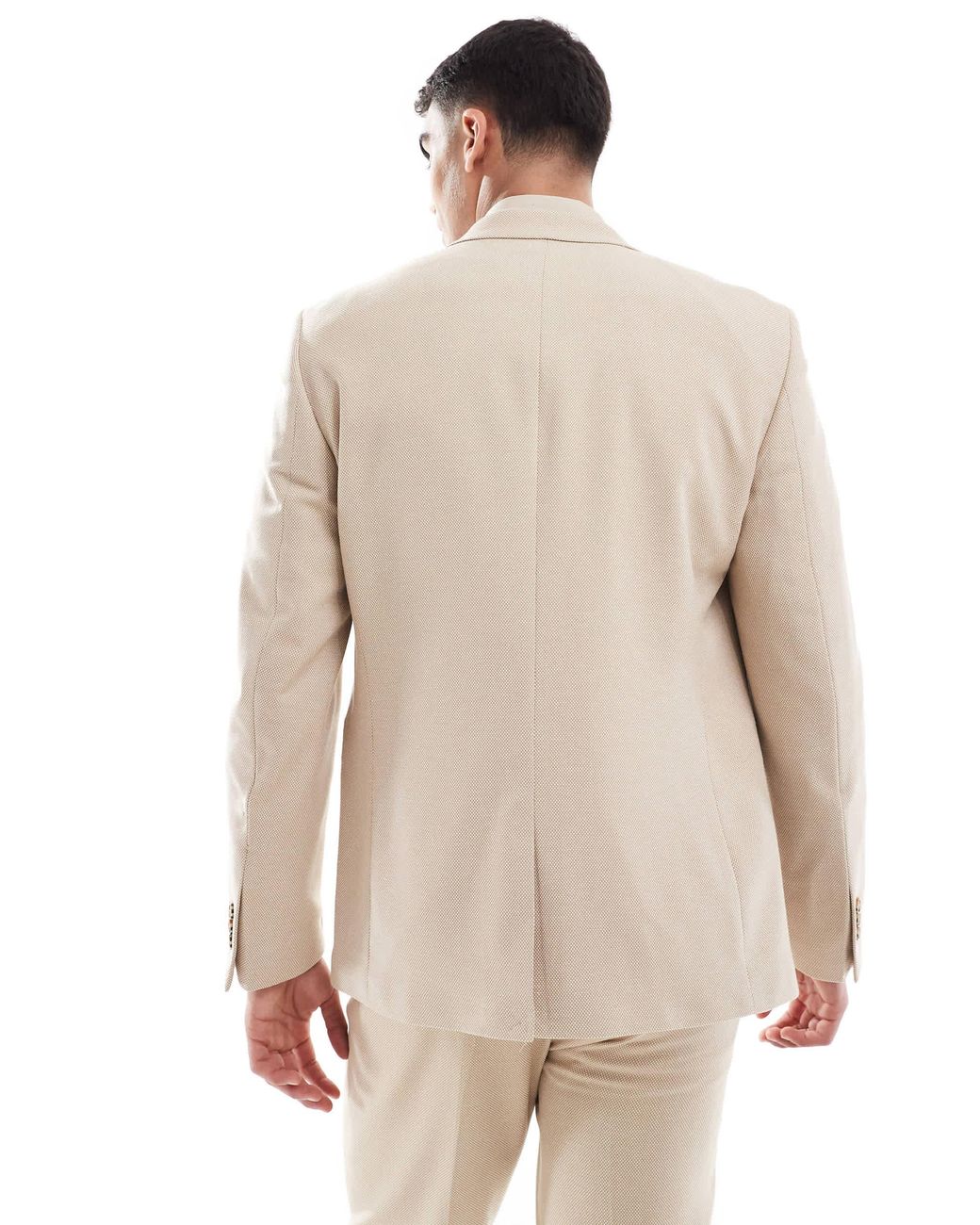 ASOS Natural Slim Suit Jacket for men