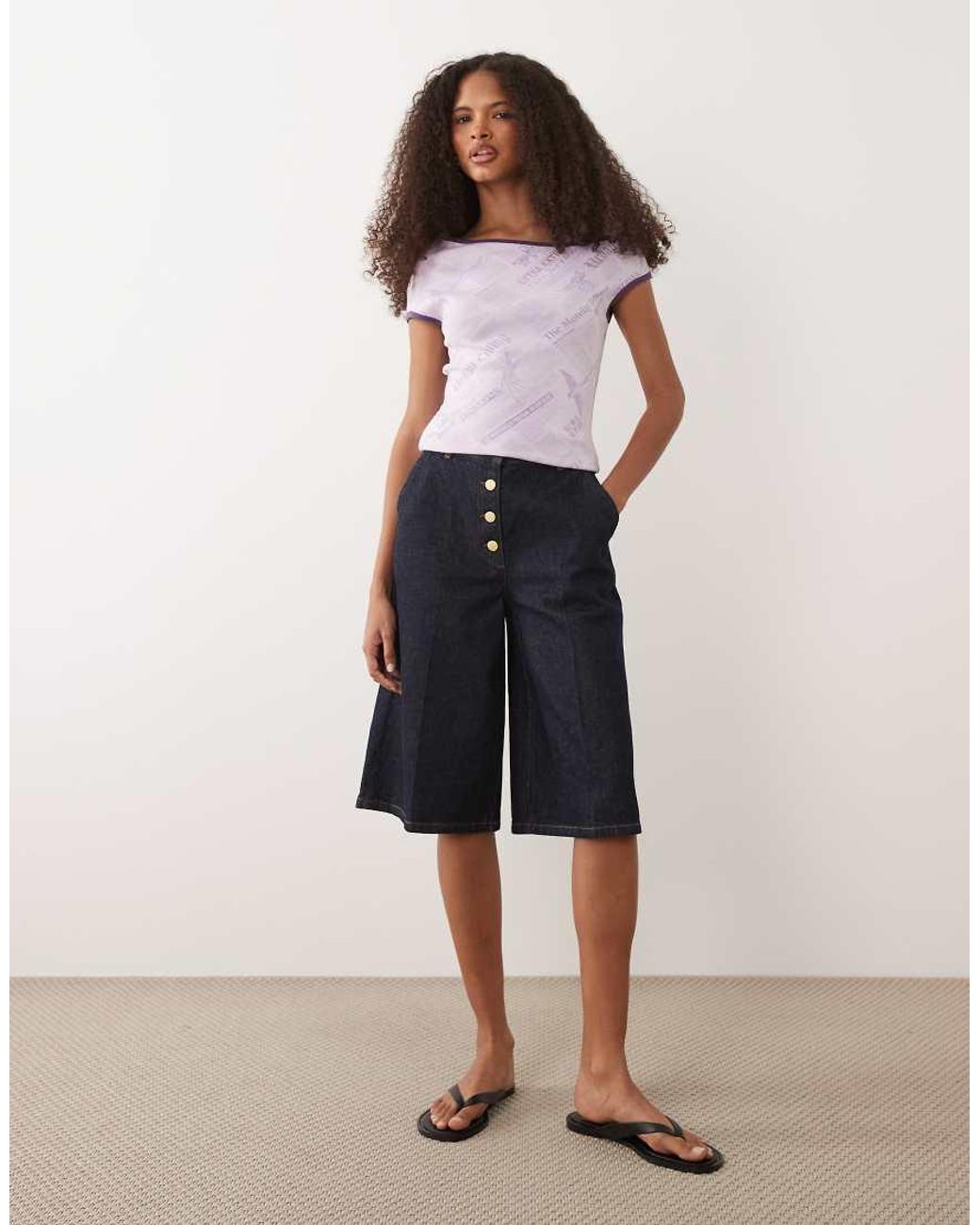 Cotton On White Lucky Star Graphic Off The Shoulder Baby Tee