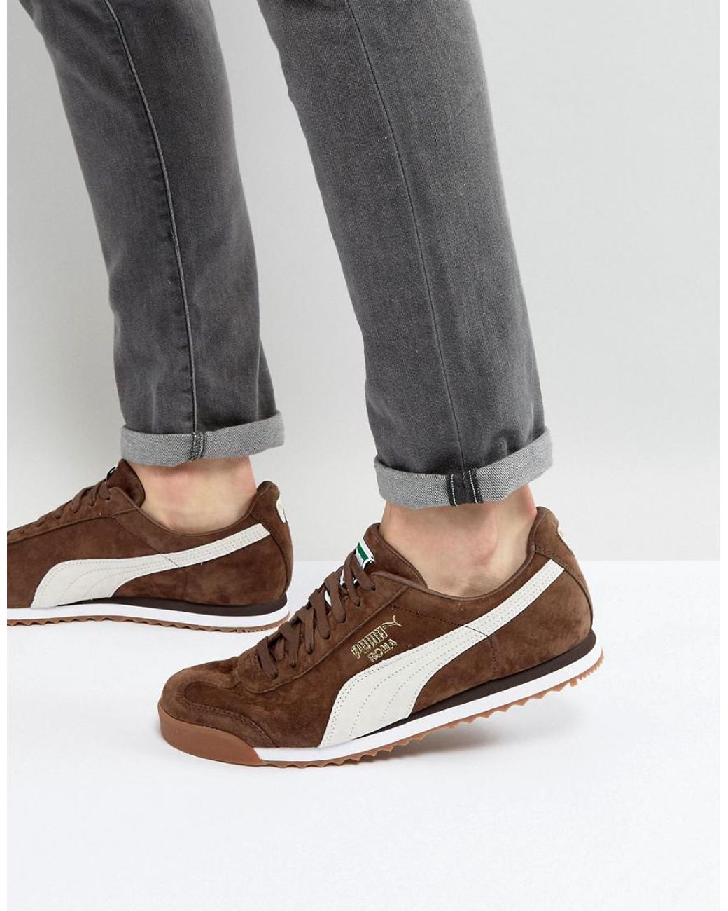 Roma Trainers in Brown | Lyst