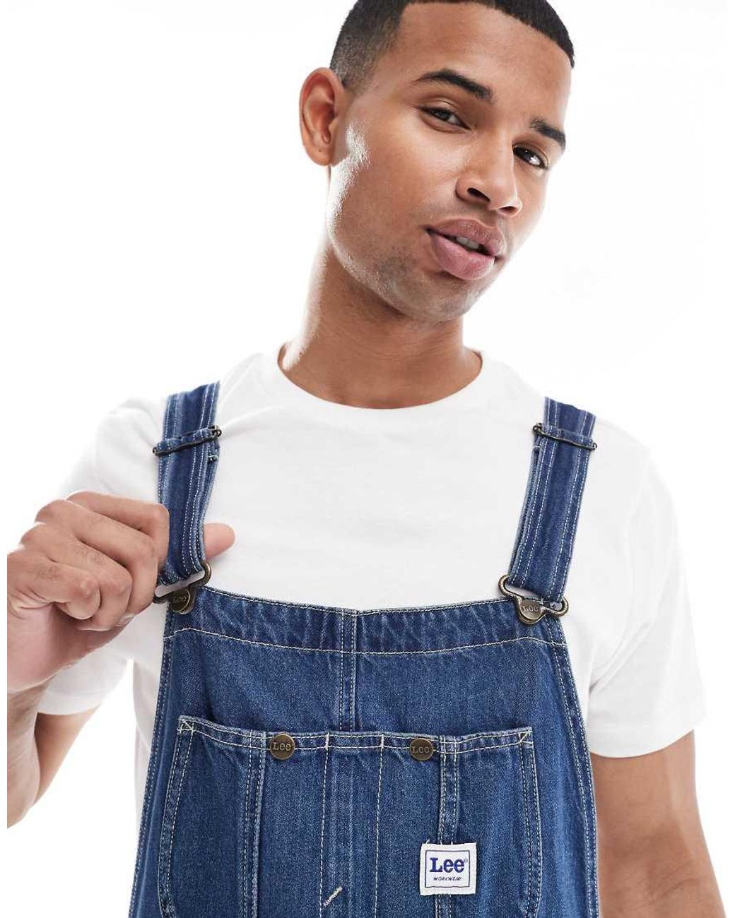 Lee Jeans Blue Workwear Dungarees for men