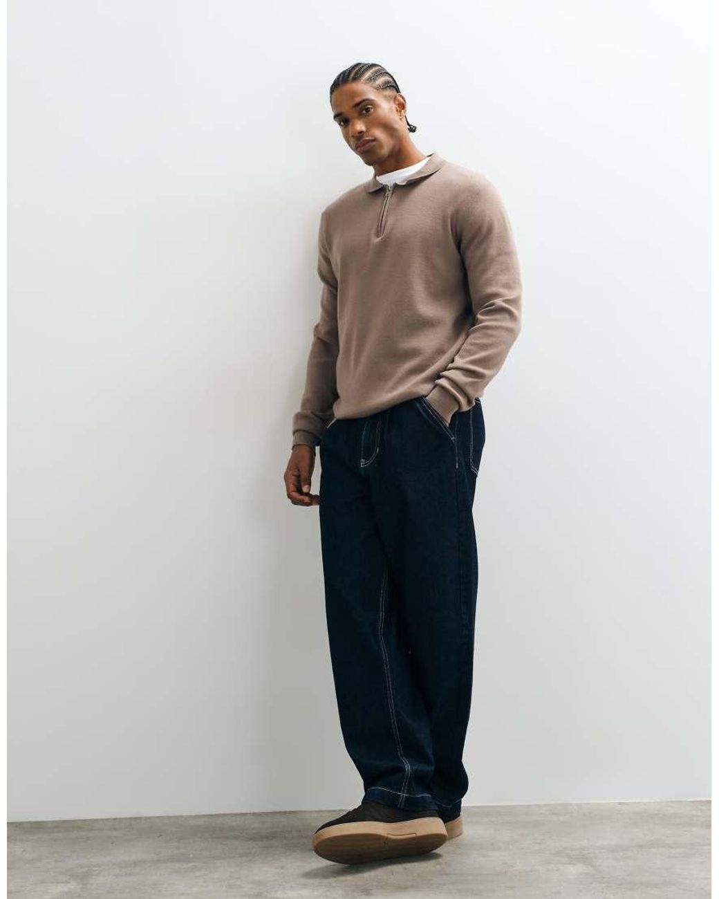 Polo di Threadbare in Natural da Uomo