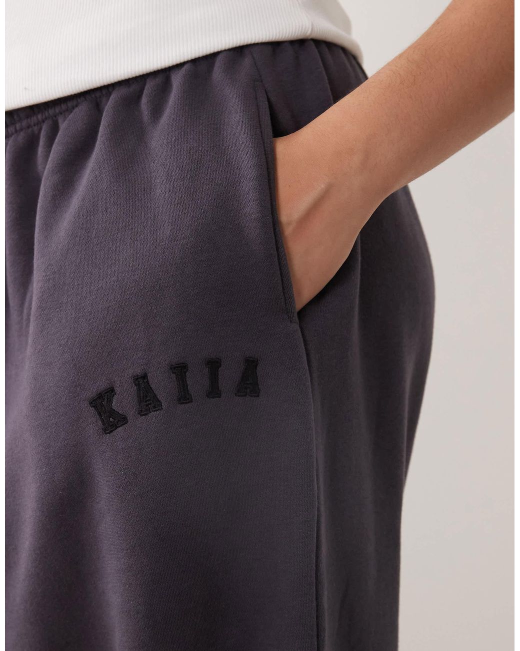 Kaiia Blue Plus – jogginghose aus baumwollmix