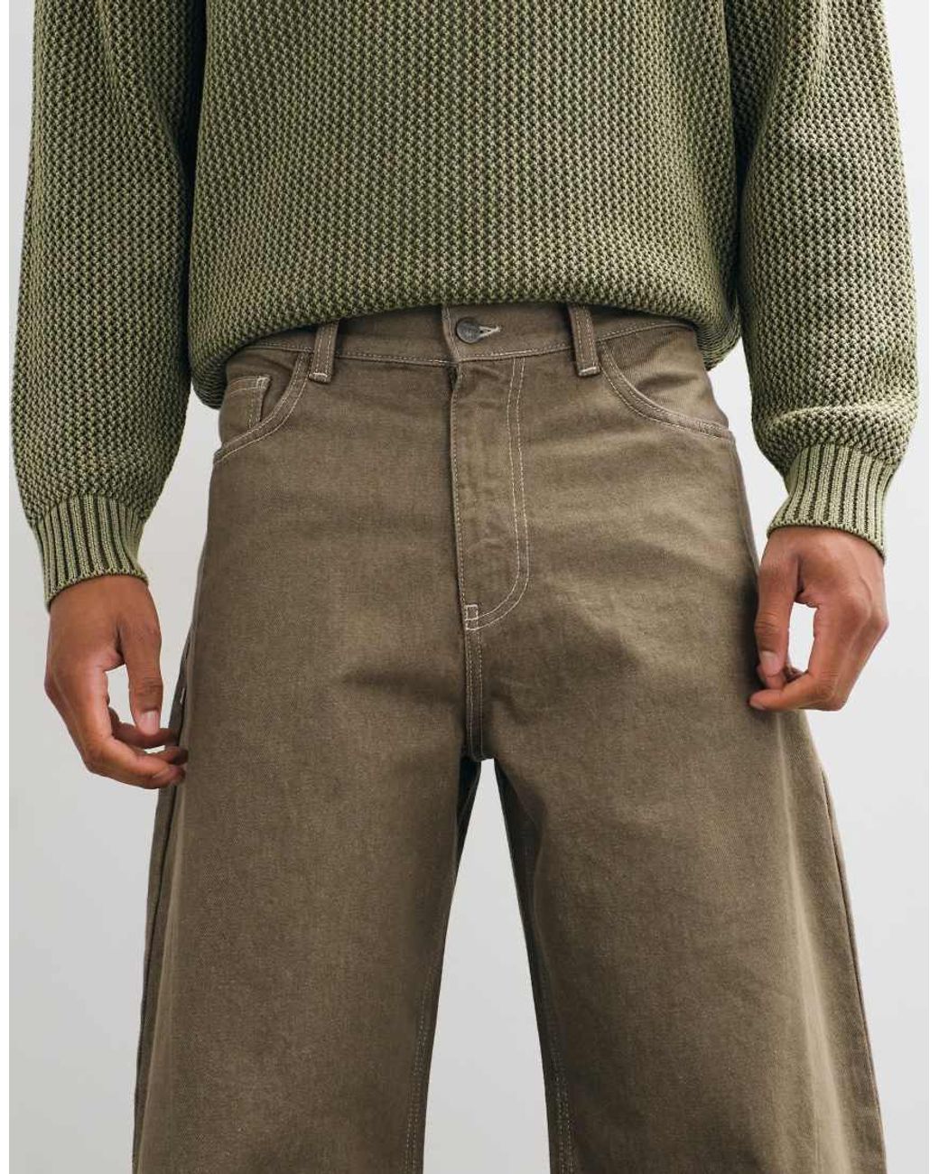 ASOS Green Cocoon Fit Jeans for men