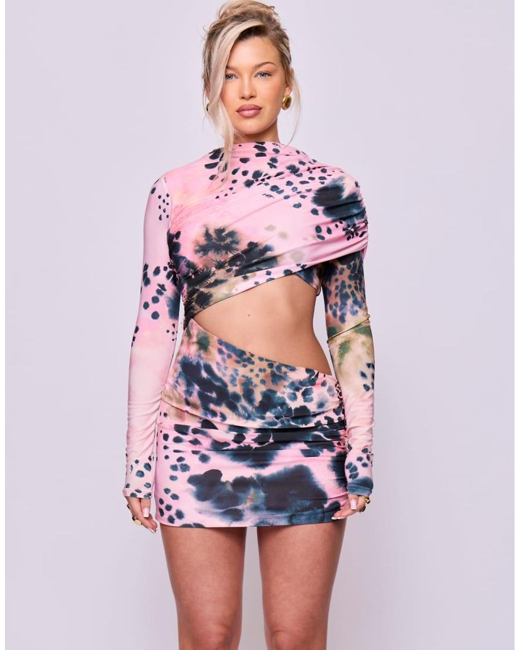 Missy Empire Blue Mini Dress