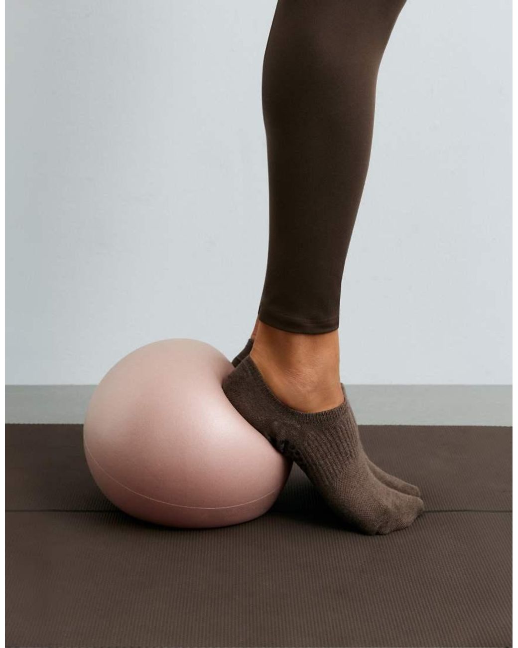 Oysho White 2 Pairs Of Cotton Blend Yoga And Pilates Socks