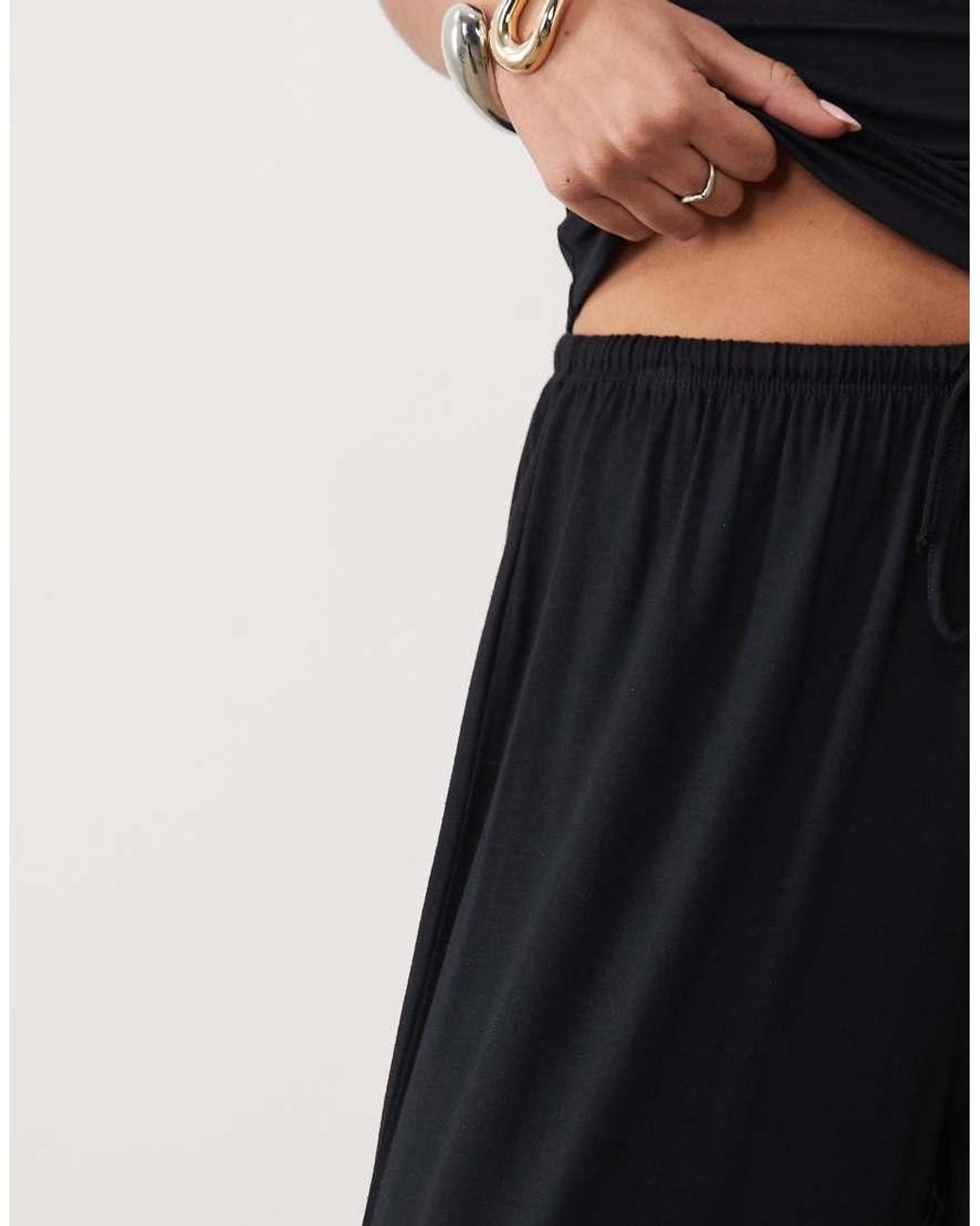 Gina Tricot Black Co-ord Lounge Trousers