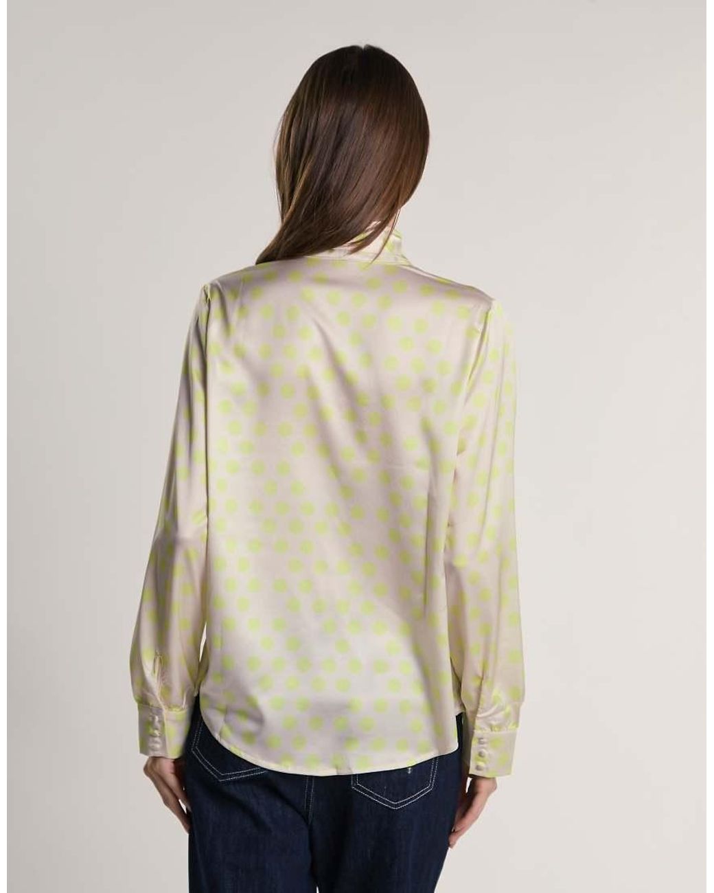 Glamorous Natural Long Sleeves Tie Front Tops