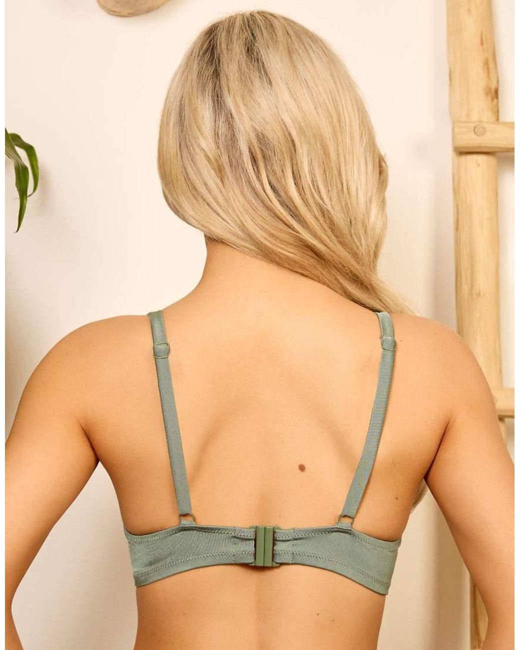 Wolf & Whistle Green X Isabella Whittingham Underwire Bikini Top