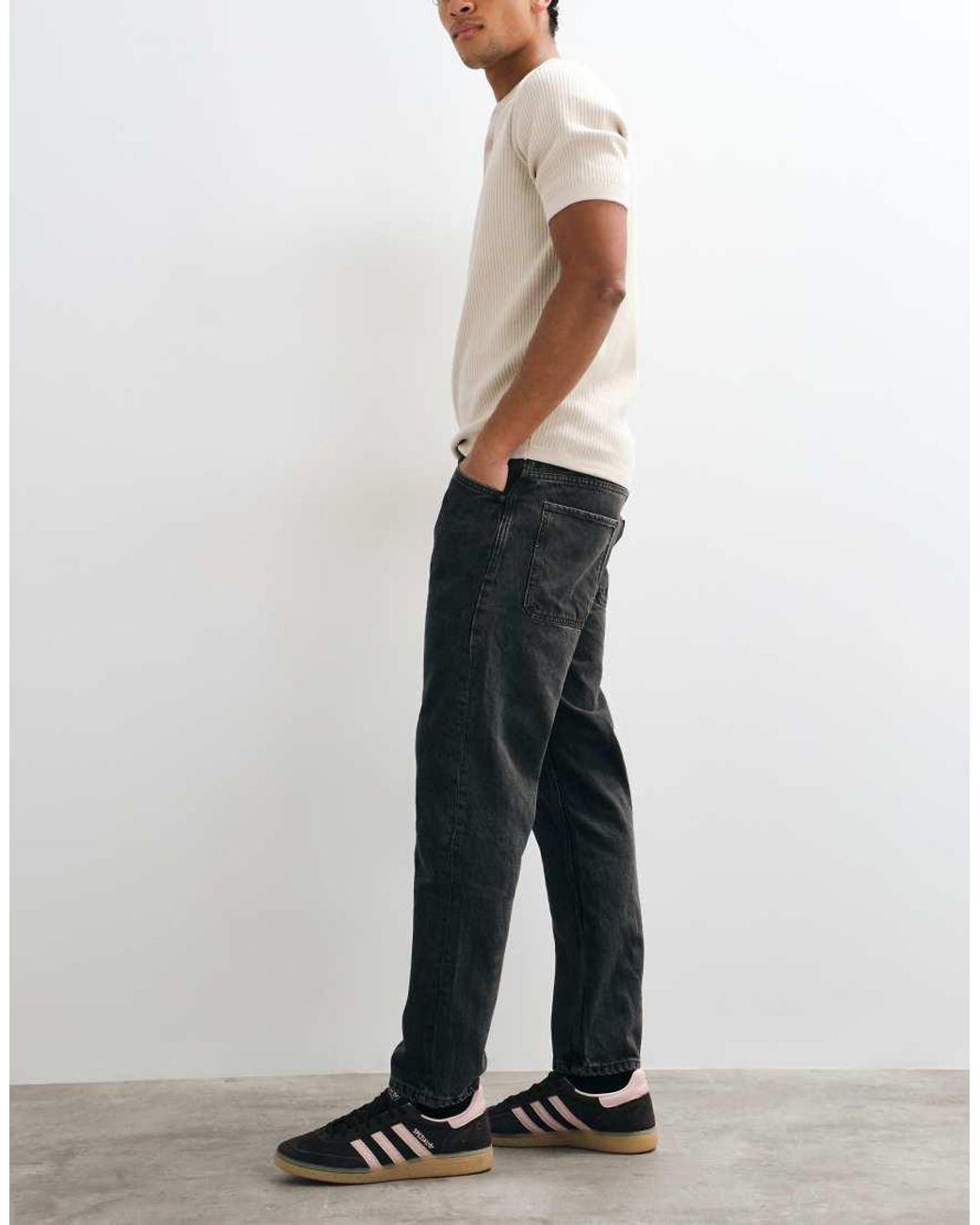 Mango Gray Lori 100% Cotton Slim Jean for men