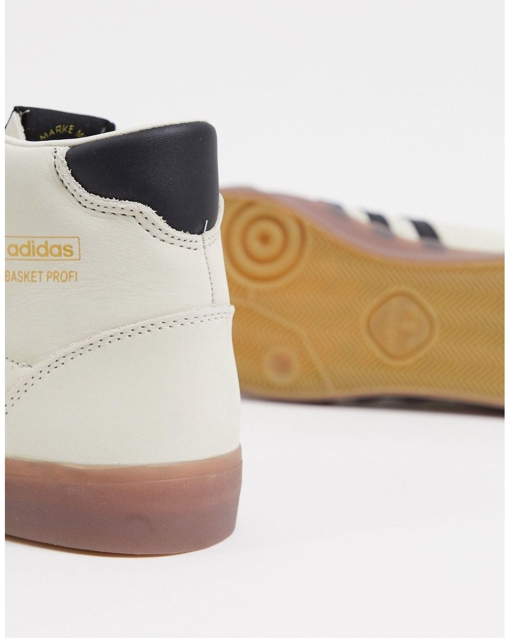 adidas Originals Profi - Hoge Sneakers Met Rubberen Zool in het Wit voor  heren | Lyst NL