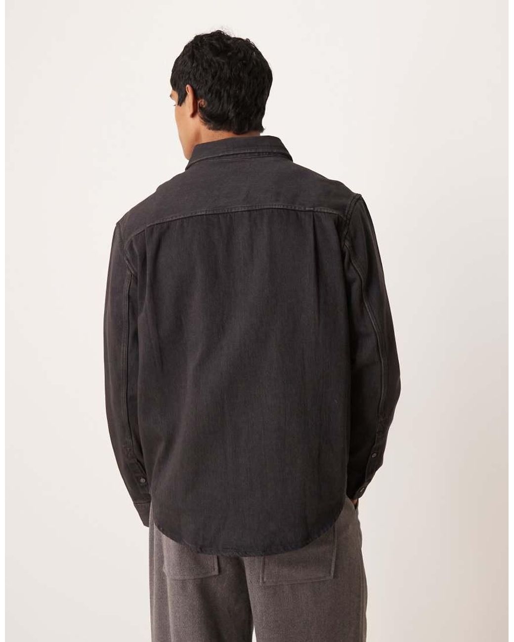 Calvin Klein Blue Denim Shirt for men