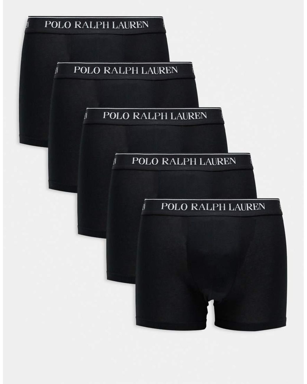 Polo Ralph Lauren Black 5 Pack Trunks for men