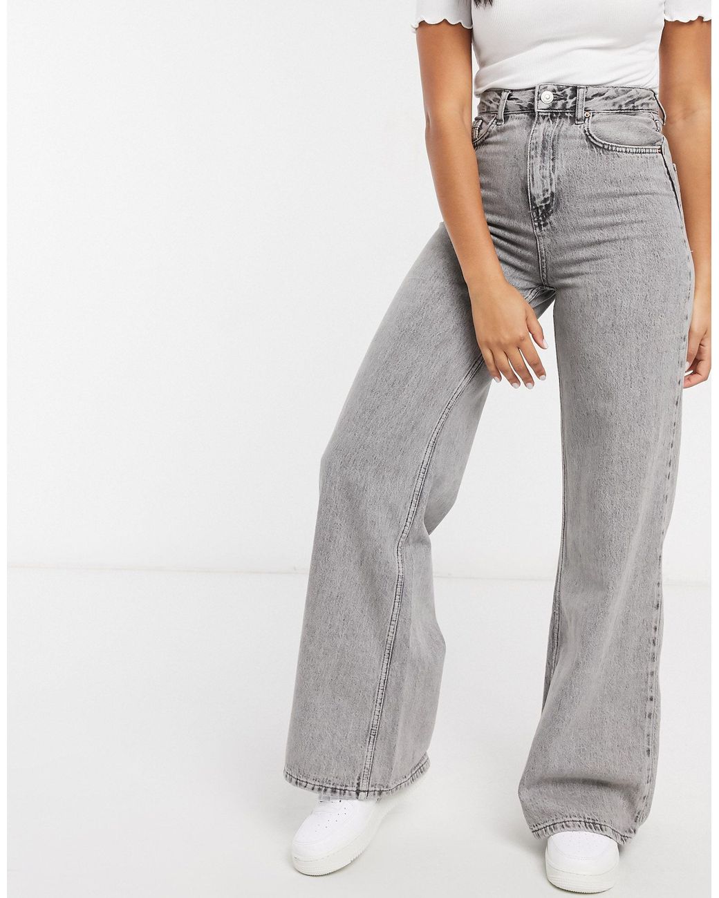 Stradivarius Denim 90s Wide Leg Jeans in Blue - Save 35% | Lyst