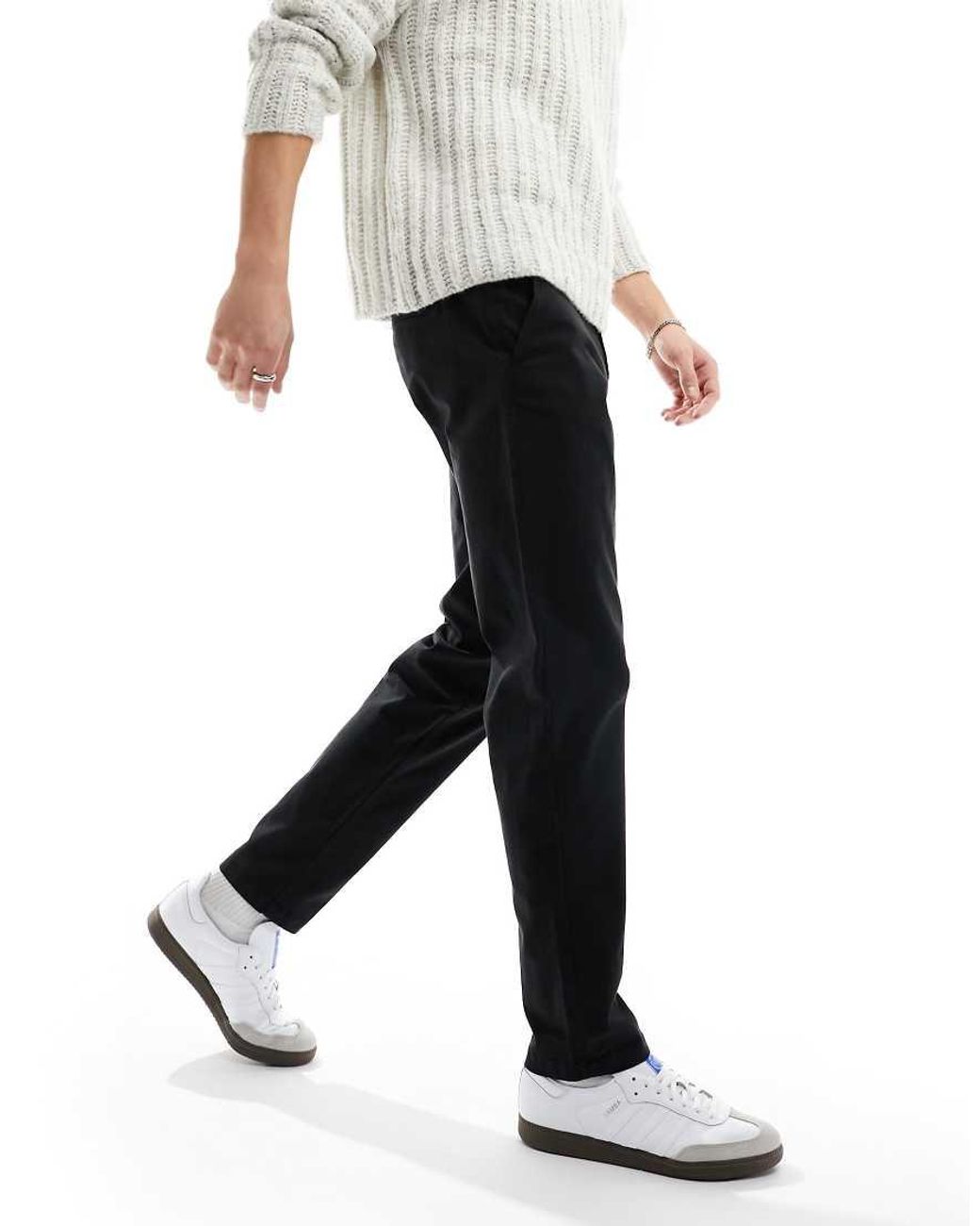Jack & Jones Black Tapered Chino for men