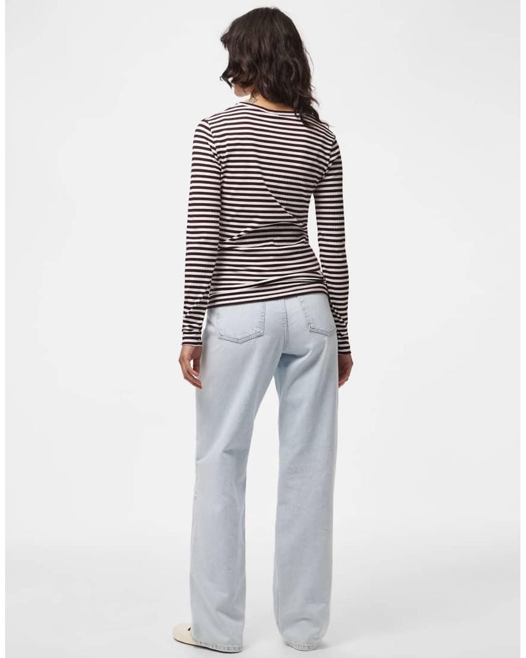 Pieces Gray Long Sleeved Top