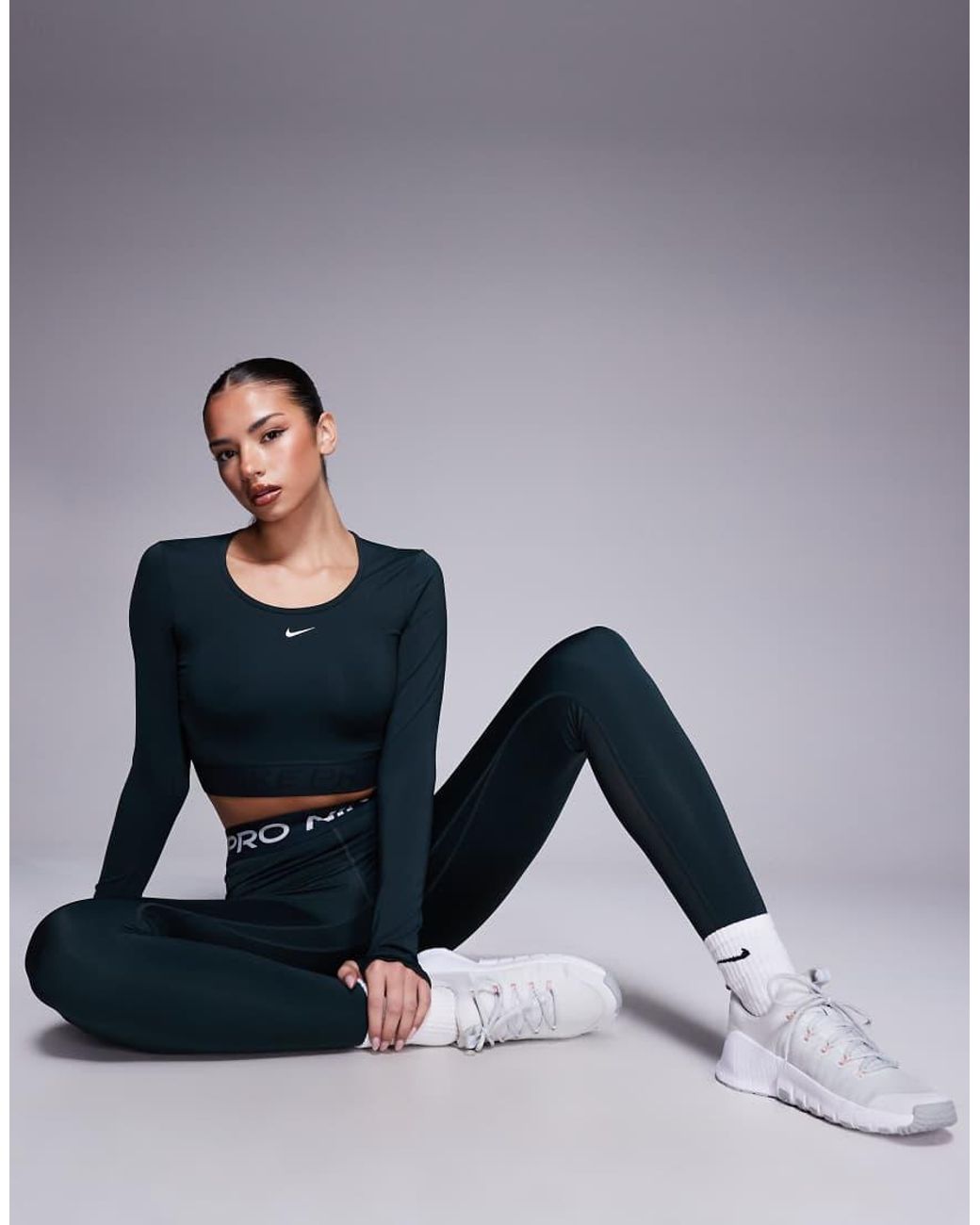Nike Blue Nike Pro Training 365 leggings