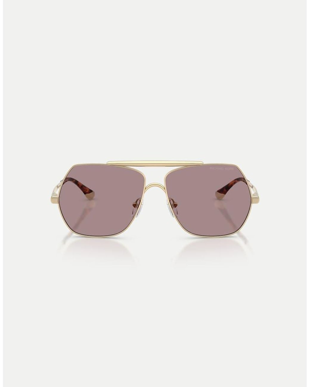 Michael Kors Pink Denver Pilot Sunglasses With Lens