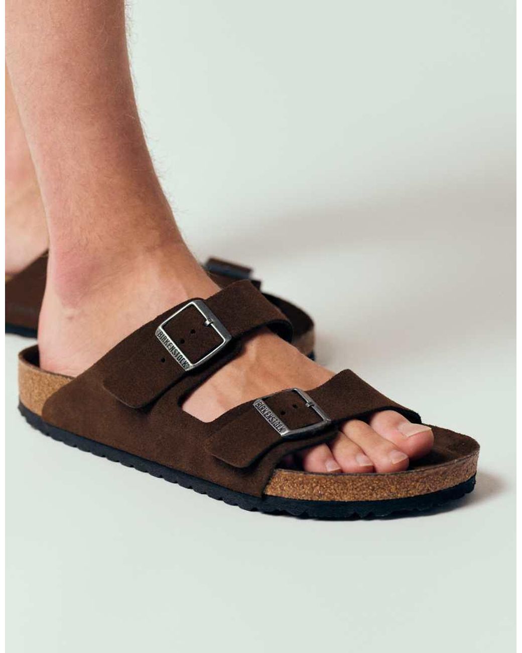 Birkenstock Brown Arizona Suede Sandals