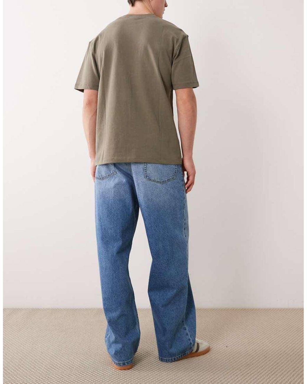 ASOS Blue baggy Jeans for men