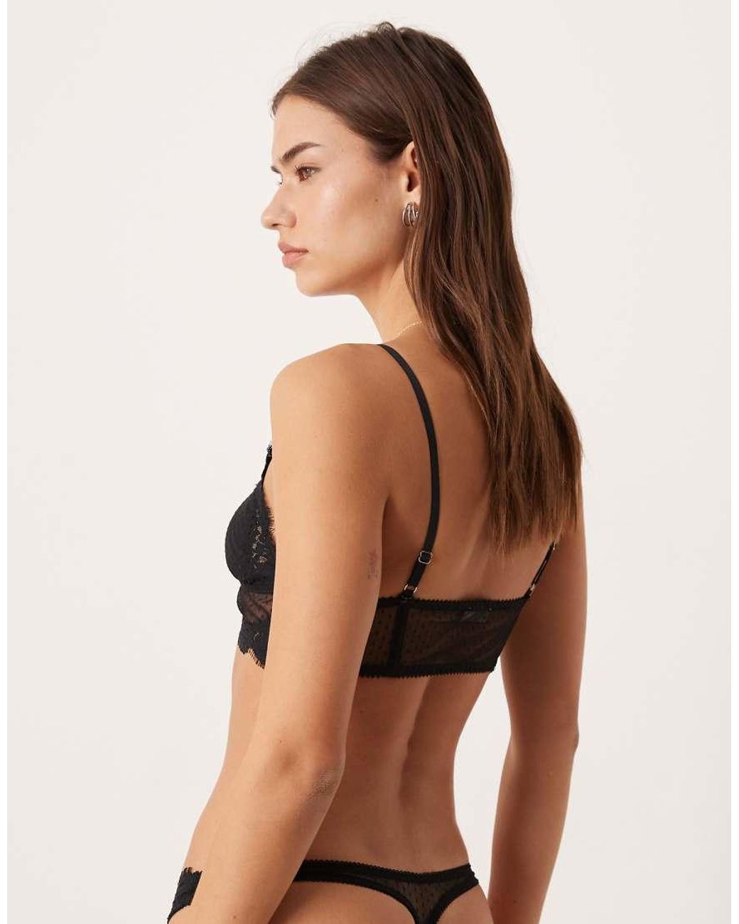 Free People Black Intimately Fp Fiona Thong
